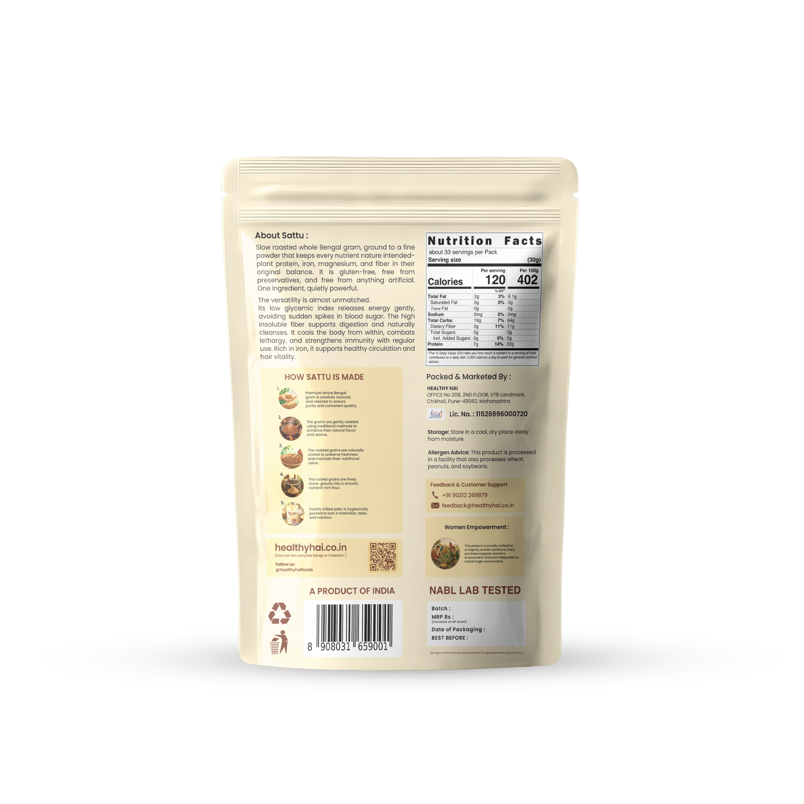 Roasted Chana Sattu 1 Kg - Image 2